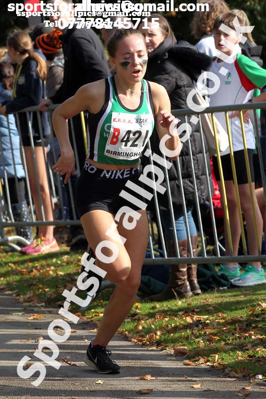 Girls under-15 3 stage road relay, 2019 ERRA 6 and 4 Stage Relay and Young Athletes.  Photo: David T. Hewitson/Sports for All Pics